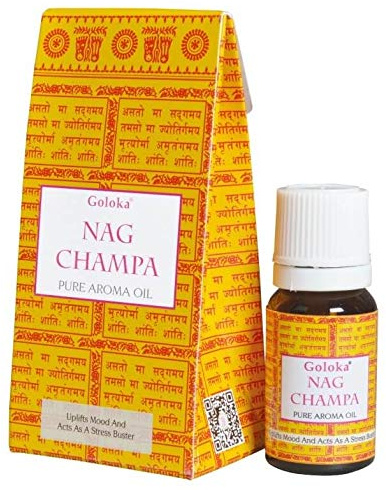 Goloka Nag Champa - Aceite de aroma (10 ml)