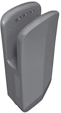Perry 1DCAMF08G Asciugamani Elettrico con fotocellula Doppia Lampada UV, Grigio