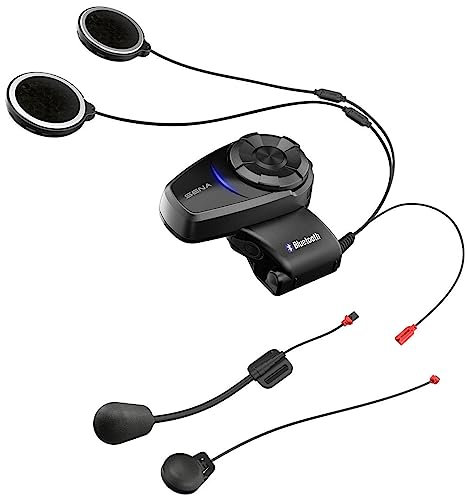 Sena 10S Motorcycle Bluetooth Headset Communication System, Dual Pack