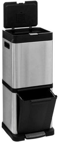 5 five simply smart 5five - mülleimer sortiert metall 20+14l edelstahl