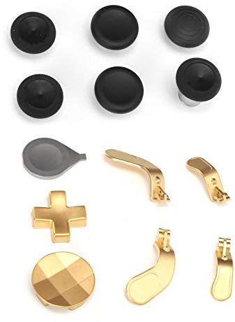 Tbest Series X Controller 2 Gamepad Swap Joysticks Paddles Accessoire de Remplacement pour One Series 2 Controllerdoré (Or)