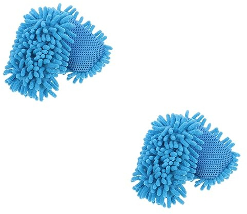 4 Pcs Chenille Blackboard Eraser whiteboard Microfiber Gloves for Cleaning Gloves for Microfiber Board Cleaner Dry Erase Board Wiper Chenille and Sponge Cosmetic car