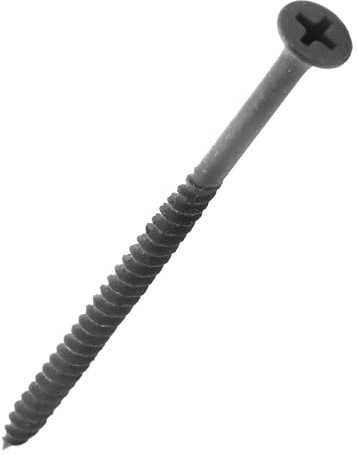 IMSCREWS #8 x 3 Drywall Screws, 100-Pack, Fine Thread, Phillips Flat Head, Sharp Point, Gray Phosphate Coated Carbon Steel Screws for Drywall and Metal Stud Installation