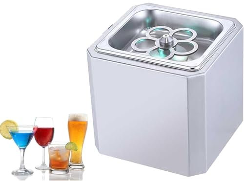 Enfriador de vasos de vidrio eléctrico - Máquina enfriadora de vasos de vidrio comercial Enfriador de vasos de hielo con CO2 for cerveza y vino