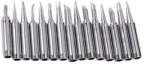 Respicefinem External Soldering Station Tip 6mm 7. 0×5. 0×2. 0 15 Pcs Soldering Tip Set Iron 900M-T Tips For Soldering Station 936, 937, 938, 969