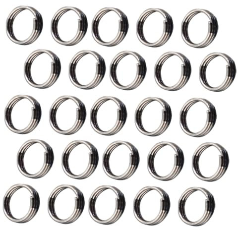 OSOLADY 100 Stück O-Ringe Aus Zinklegierung Metallringe Für Dart Schäfte Heckflossen Fixierung Langlebiges Dart Zubehör Für Stabile Fluggenauigkeit