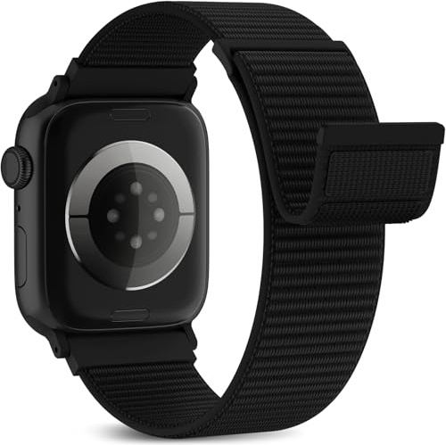 Higgs Bracelet Nylon Compatible avec Apple Watch 44/42/45/49/46/38/40/41mm