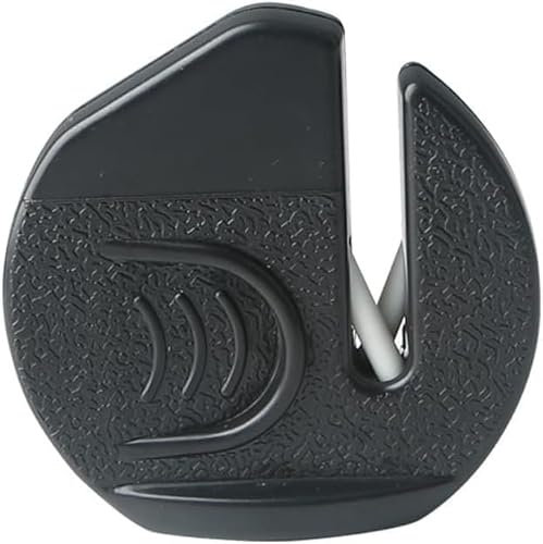 YIAGUN Kitchen Chef Knife and Scissors Sharpener for Straight and Serrated Knives Handheld Quick Sharpening Tool, Household Double-Sided Sharpener, Detachable Multi-Purpose Sharpening Stone(5.3 * 5.5