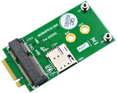 Jrifedptry Adattatore M.2 Key B a Mini PCI-E per modulo GSM 5G 4G 3G LTE con slot per scheda SIM Nano