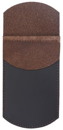 WEITINGKKK Vintage Leder Etui, Vintage Leder Stifteetui Aufbewahrung Stifteetui Reine handgemachte personalisierte Stiftschützer(Brown)