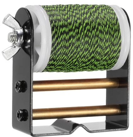 PATIKIL Archery Bow String Serving Thread Jig 131 Yard/120M, 0.02 / 0.4mm Dia Bowstring Thread for Tying Peep Sight Nock Compound Recurve Bow, Grass Green/Black