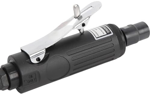 Herramientas de Amoleras de Died Neumática, 25000 Rpm de 90 Psi Kit de Amoladora de ángulo de Aire con Accesorios, Aleación de Aluminio Liviano Juego de Molinillo Recto