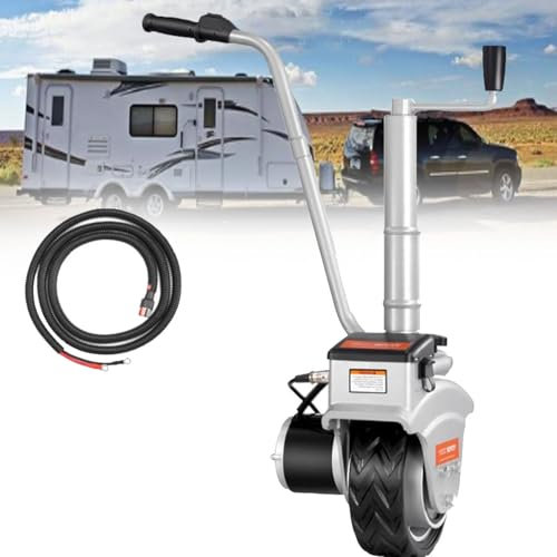 XNYXLPP Moteur en Aluminium Jockey Wheel Trailer Mover 12 V 350 W, Charge maximale 5000Lbs, Remorque électrique Dolly, Power Mover pour Bateau, Manœuvre de remorque