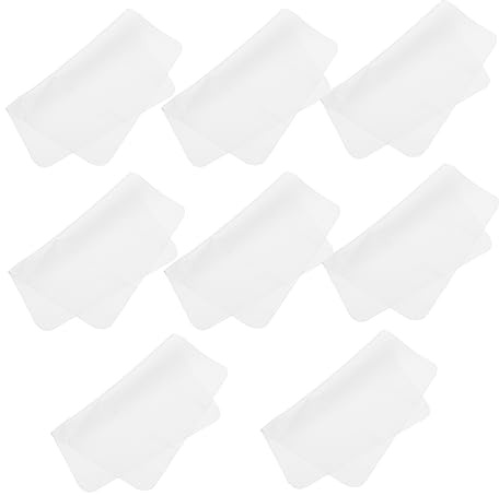 SHINEOFI 8piezas Paño De Limpieza para Gafas Antirayaduras para Lentes De Cámara y Pantallas Electrónicas Hogar y Uso Diario