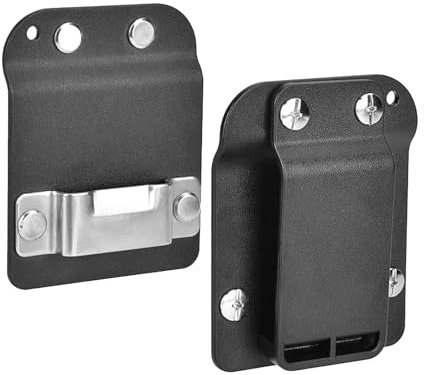 Drill Catcher for Tool Belt, Heavy Duty Drill Holster with Quick-Response Clip, Belt Clip-On Tool Holder, Fits 2 Belts, Drill Holder for Any Tools with Hanger