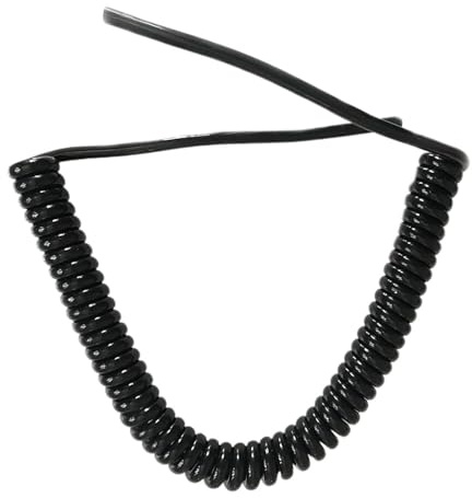 ZHURDFT Prolunga elettrica Retrattile, Cavo a Spirale 6 Core 0.2mm2 di Rete a Filo a Dati a Molla Estensibile 1 Metro 2 Metri 3 a Estensibile Bobina Retrattile(Stretch 1 Meter)