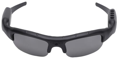 Oreilet Lunettes Soleil Caméra, Lunettes Vidéo HD 1080p avec WiFi, 4 Heures D'enregistrement pour Vlogs Voyage, Vélo, Sports Plein Air, Lunettes Soleil Polarisées, Extensible 128 Go