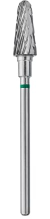 STALEKS PRO fresa in carburo di tungsteno per tornio unghie, punta 6 x 14 mm. Forma troncoonica Expert (Grano spesso)