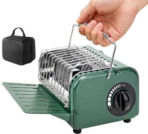 Poêle de Chauffage pour Tente - Réchaud À Gaz Pour Tente 1200W Avec Sac De Rangement - Chauffage De Cuisson Réglable | Pour Le Camping La Randonnée Le Plein Air La Pêche L'Hiver Les Loisirs Le Pique-n