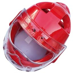 wueiooskj Casque de Boxe pour Enfants et Adultes (Hommes, Femmes, garçons et Filles), équipement de Durable, Casque Taekwondo léger et Confortable, Couvre- Kickboxing Ajustable et