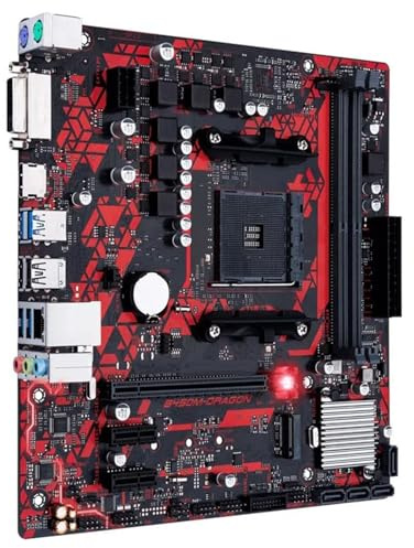 Cartes mères Fit for ASUS B450M Dragon AMD B450 AM4 DDR4 M.2 MATX USB 3.0 DVI HDMI