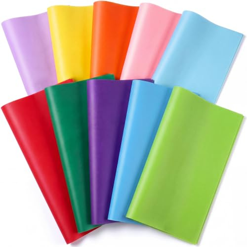 woric 50 Sheets Coloured Tissue Paper for Wrapping Gifts, 50x35cm | Assorted Colors Tissue Paper Sheets for Packaging Crafts Arts Decorations Birthday Wedding Party Festival
