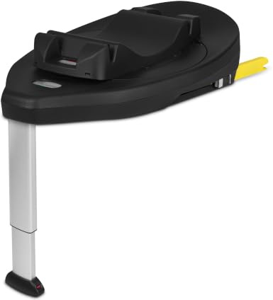 Lionelo Astrid i-Size Base Plus ISOFIX-Basisstation, 180° drehbar, Schwarz | Für Astrid i-Size Babyschale, Einbauanzeigen, Klicksystem, verstaubares Stützbein, R129/03, Schwarz, für den Alltag