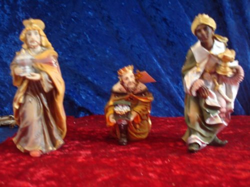 Unbekannt Heilige DREI Könige, 3tlg. geeignet für 13cm Figuren