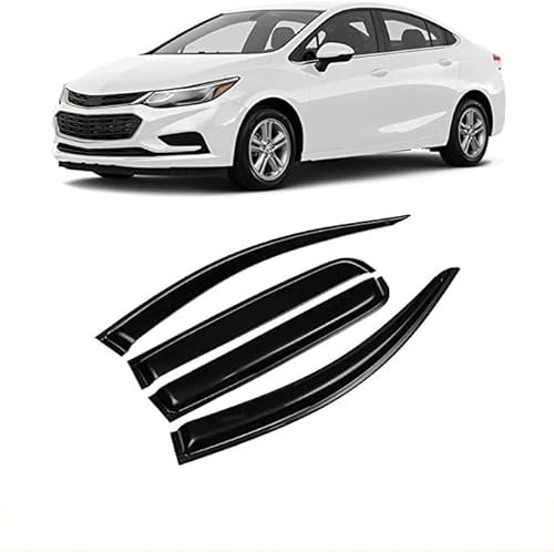 Juego de 4 Deflectores de Viento, Protector de Nieve para Lluvia Y Sol de Baja Acumulación de Calor para Reemplazo de Automóviles para Mitsubishi Lancer EX 2008-2017