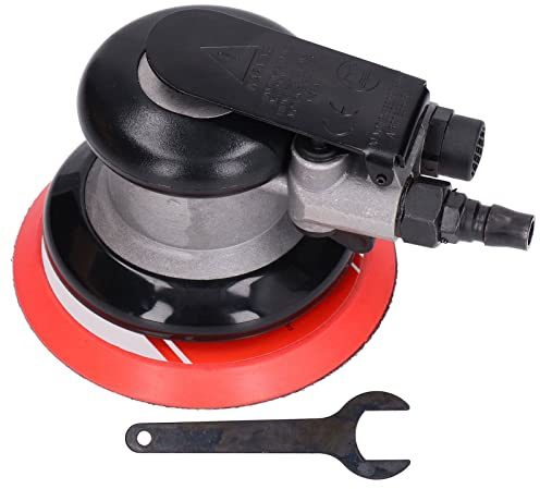 Lijadora Orbital Aleatoria de Aire 12000Rpm Lijadora de Palma Neumática Lijadora de Automóvil de Aire de Aleación de Aluminio