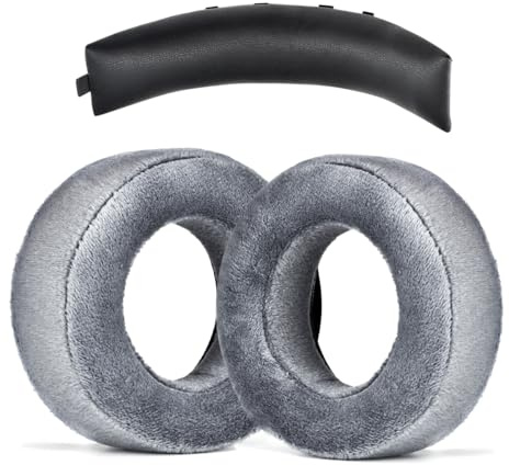 XBERSTAR Ersatz-Ohrpolster, kompatibel mit Beyerdynamic DT700 Prox DT900 Prox Kopfhörer (verdickte Ohrpolster + schwarzes Kopfband)