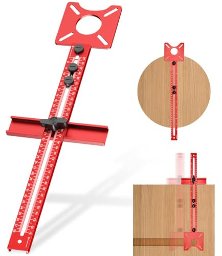 Stencil per fresatrice superiore, modello Jig router, utensili per la lavorazione del legno, dispositivo hardware per armadietti