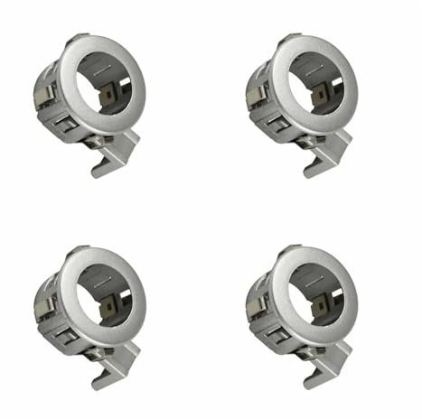 SQOFJGIGN Parksensoren PDC Einparkhilfe Sensor Halter Halterung 39681-TL0-G01 39681TL0G01 4 Stück Für Lexus 89348-33080 89348-06020 Parkhilfe PDC(Silber)