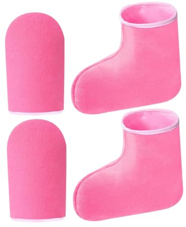 OATIPHO Guanti di Paraffina in Poliestere, per Mani e Piedi, Accessori per Pedicure, Trattenimento del Calore, per Uso Domestico e Saloni