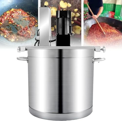 Genérico 20L/25L Mezclador Automático de Alimentos, Olla Caliente de Acero Inoxidable, Agitador de Salsa para Hoteles, Restaurantes y Fábricas de Alimentos