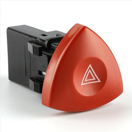 TOOWGM Botón de interruptor de luz de advertencia de peligro interruptor de flash de emergencia Para Renault Trafic Espace Laguna Para Opel Vauxhall Vivaro Para Nissan 8200442724