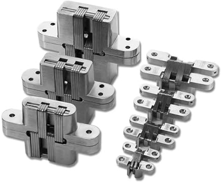 Cerniera a croce invisibile in lega di zinco, porta nascosta, armadio, finestra, armadio, connettore, ferramenta for mobili(70mm-Zinc alloy)