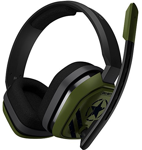 ASTRO Gaming A10 Gaming-Headset mit Kabel | Call of Duty Edition, Leicht & Robust, Audio, Dolby, 3,5mm, Xbox Series X|S|One, PS5, PS4, PC, Mac - Schwarz/Grün