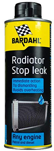 Bardahl - Radiator Stop Leak, Ferma Le Perdite d'Acqua del Radiatore, Azione Immediata, Nessun Smontaggio, Evita Le Perdite di Liquido, Adatto a Tutti i Tipi di Motore, Benzina, Diesel e GPL, 300 ml