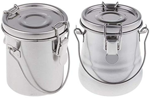 2-pack konstnär rostfritt stål målarborste bricka bärbar målarpenslar rengöringsmedel, silver, (stor och liten)
