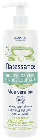 Natessance Fair Trade Pure Juice Aloe Vera Gel 400ml