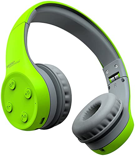 auvisio Kopfhörer: Over-Ear-Stereo-Headset für Kinder, Lautstärke-Begrenzung, Bluetooth 5 (Kopfhörer Kinder, Bluetooth, für Kleinkinder, Kabel)