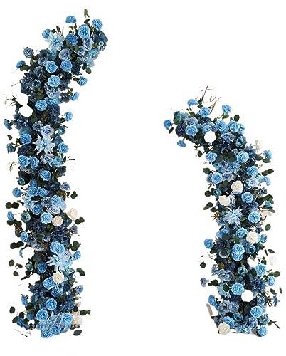 Arche de Jardin Treillis D'arc En Métal/arches De Ballon Avec Base De Fleurs Noir, 2 Pcs Lune Tonnelles Cadre/arche For Plantes Grimpantes Légumes Raisins, 1,5/ 1,8/ 2,1/ 2,4 M ( Color : Stands+Flower