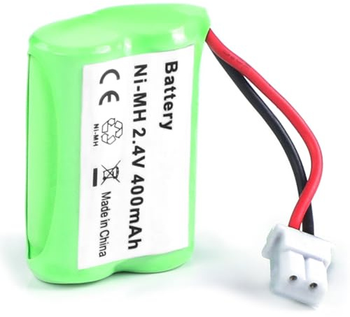 Ersatzakku für Alcatel Vision Logicom Retro70 Essentiel B8001496 Telefon | 400mAh, 2.4V Ni-MH, Wiederaufladbar, Kompatibel mit Vision Duo, TSF DECT Phone