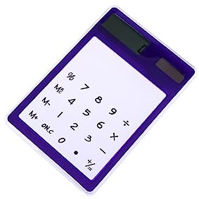 SHOWERORO Calculatrice LCD Mini Calculatrice Solaire Légère Et Facile À Utiliser pour Les Étudiants Les Écoles Et Les Bureaux