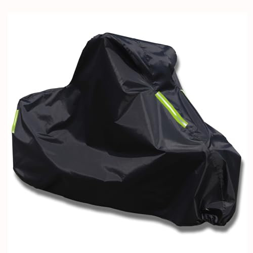Housse De Moto Pour Suzuki V Strom 1000 DL, Bâche De Moto Complète Avec Sac De Rangement, Portable Coupe-vent, Anti-poussière, Protection Multifonctionnelle Pour Garage Personnalisé Extérieur(Schwarz)