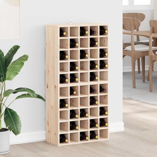 Générique Étagère à vin 2 pcs Naturel 56 x 25 x 56 cm Pin Massif,Meubles,Armoires & Meubles de Rangement,Caves à vins & spiritueux,Marron,21.8 KG,893312