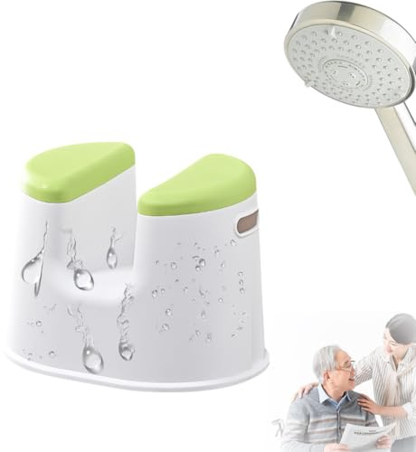 Duschstol för badkar, halkfri badpall för äldre och funktionshindrade stöd, säkert och bekvämt inomhusduschstöd, utskuren design