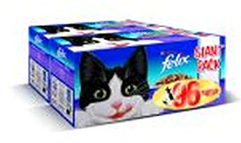 Felix Erwachsene Katze Nass Nahrungsbeutel - 96 Pouches