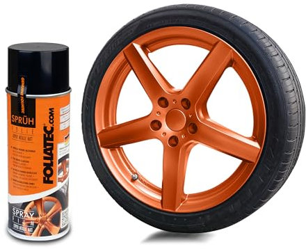 Foliatec 2024 Pellicola Spray, Rosso fosf 1 x 400 ml Fondo, Copper Metallic